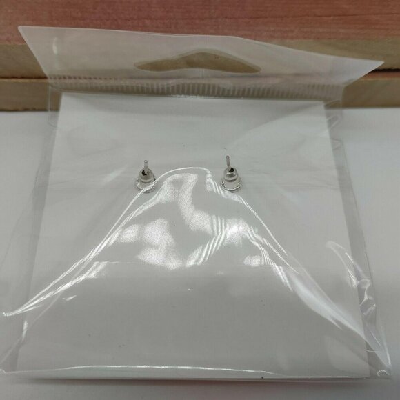 Wooden T-Shirt Stud Earrings By Hello Happiness Designs Hand Drawn Lazer Cut - Picture 4 of 6